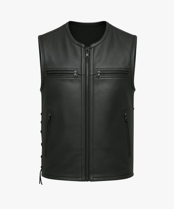 Blackpunk Leather Vest