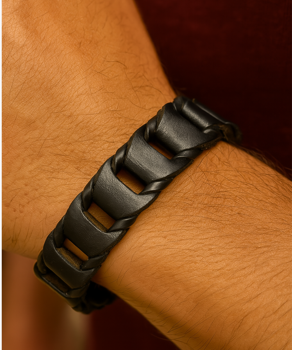 Blackcoil Leather Bracelet