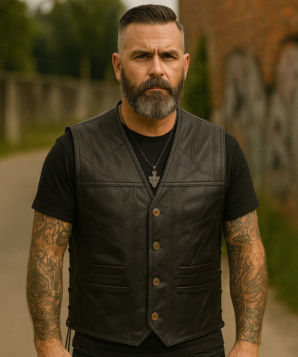 Nightdrive Leather Vest