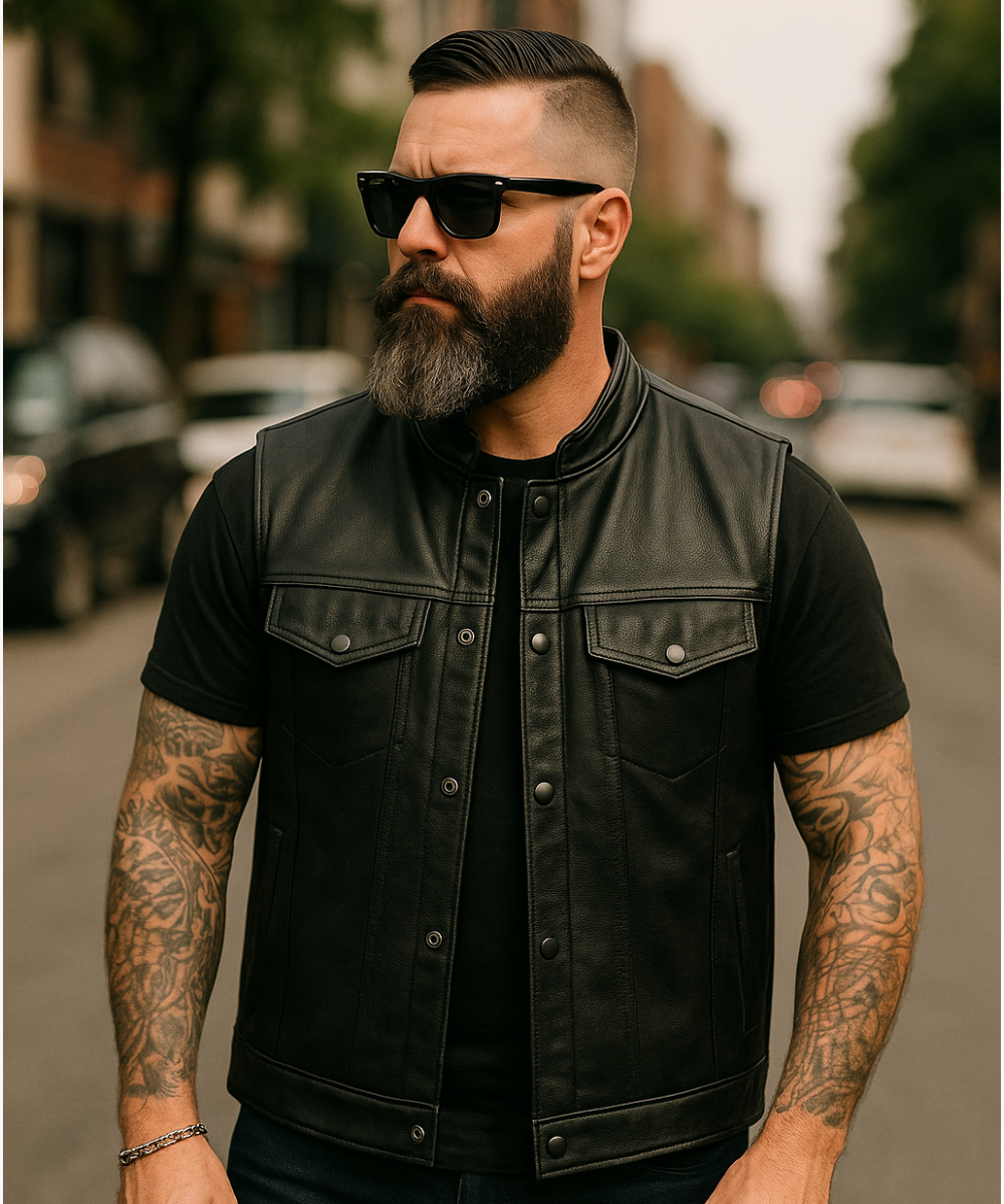 Ironshade Leather Vest