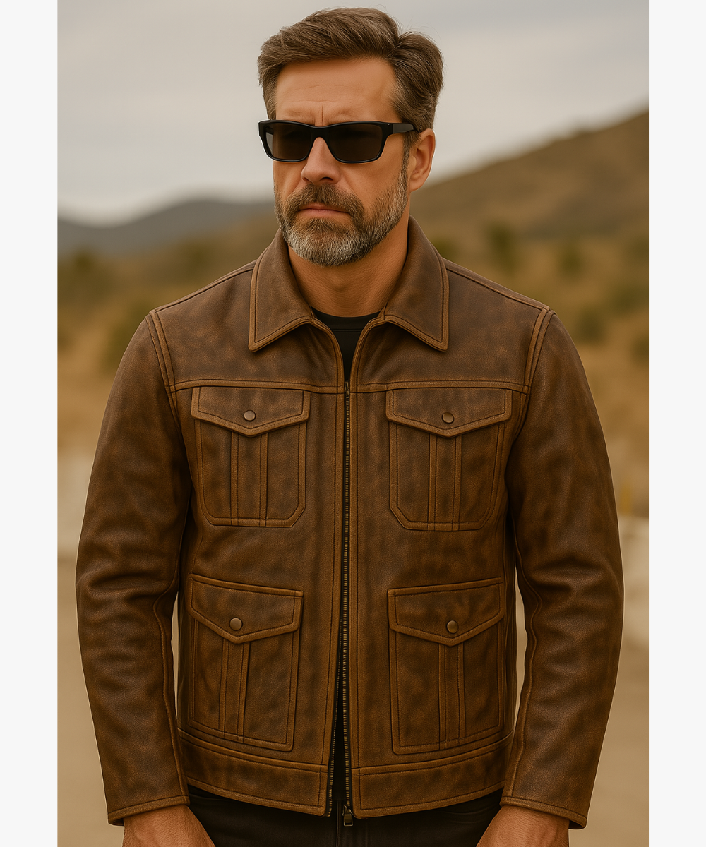 Wolfmark Leather Jacket